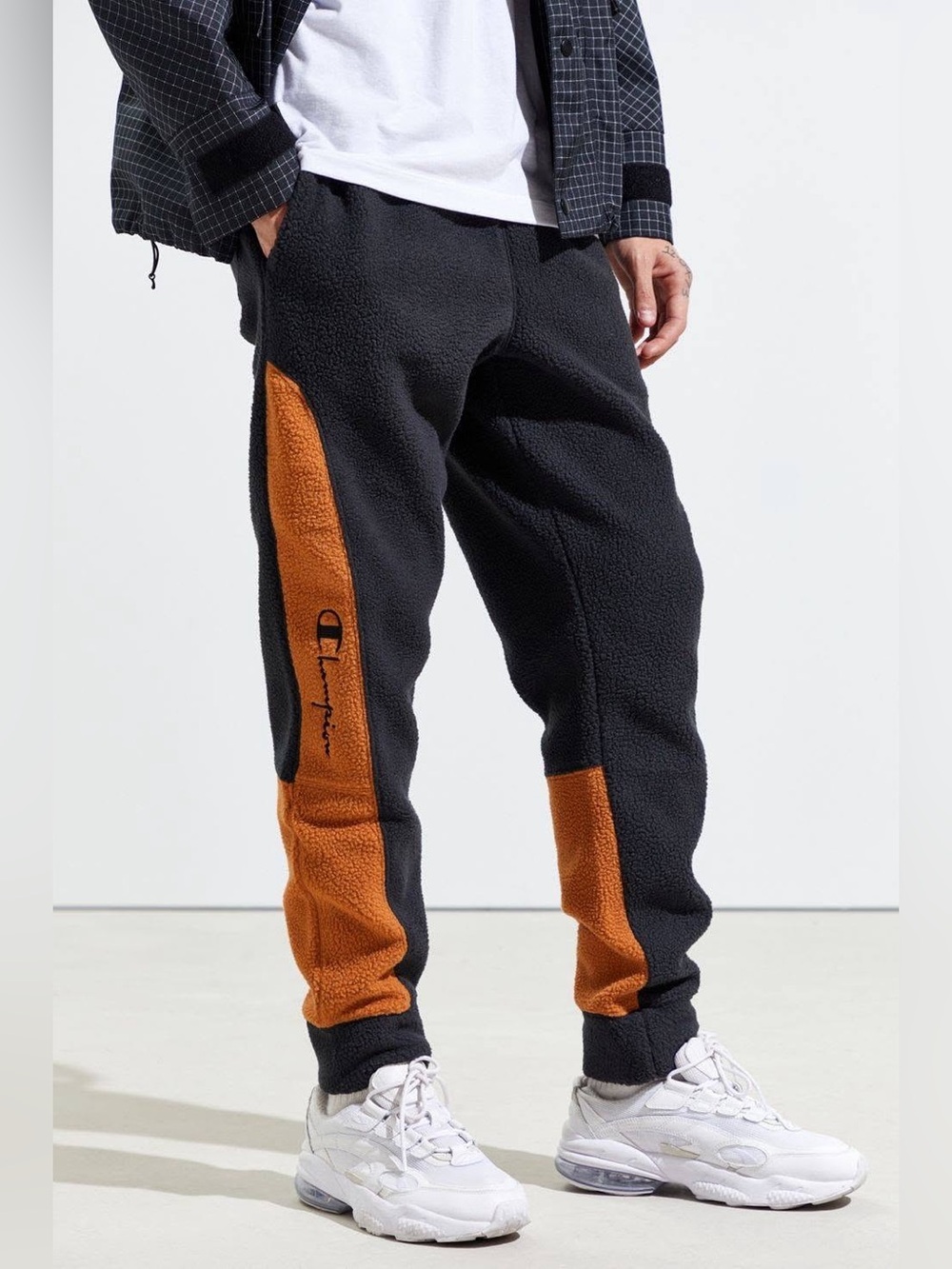 Urban Outfitters Champion UO Exclusive Colorblock Sherpa Pants